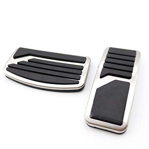 JYSFSS Cubiertas del pie del Pedal del Acelerador del Freno del Embrague del Coche, aptas para Mitsubishi ASX Outlander Lancer EX Eclipse Cross Pajero-AT