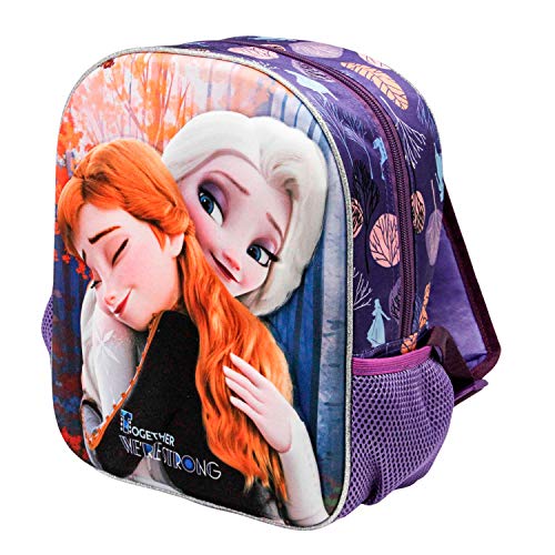 KARACTERMANIA Frozen 2 Strong - Mochila 3D (Pequeña) Morado