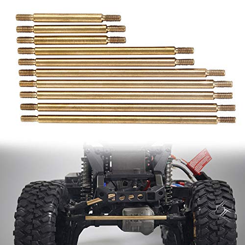 kingsea 10 piezas de latón completo para suspensión de dirección de 324 mm distancia entre ejes para TRX-4 RC Crawler Upgrade RC Pieza Accesorios