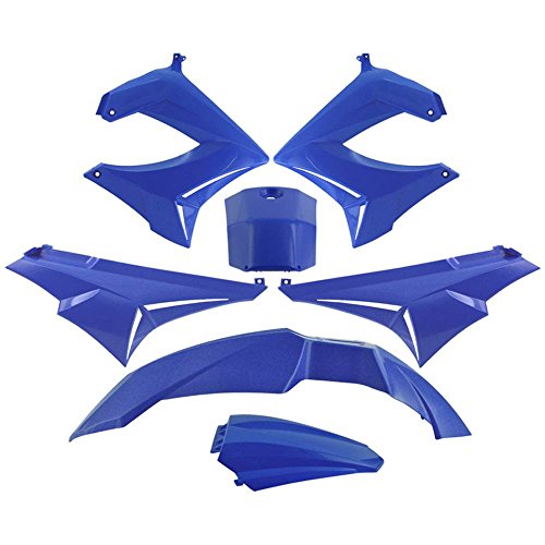 KIT 7 PEZZI CARENE BLU DERBI SENDA 50 DRD / XTREM '03/'06 FAIRING COQUE