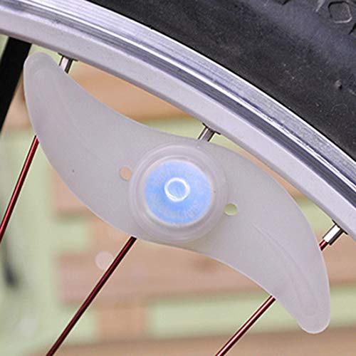 LED Bicicleta Luces del Rayo De Rueda De La Bicicleta, Luces A Prueba De Agua, Ultra Brillantes Luces Neumático De La Bici, Caja Enfriar Accesorios De Bicicletas,B