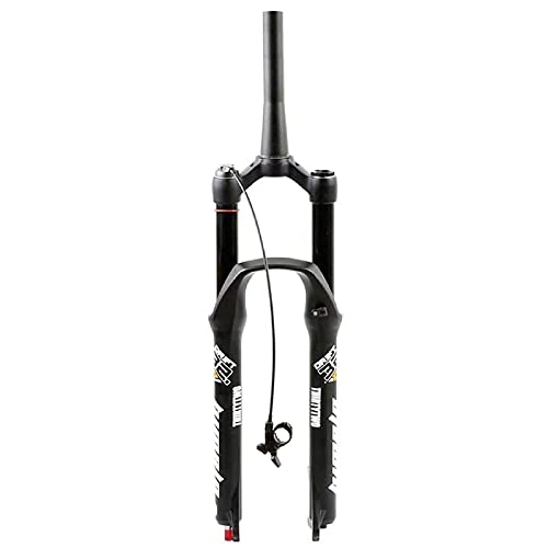 LLGHT Amortiguador Delantero De Bicicleta 26 27,5 Freno De Disco De 29 Pulgadas Viaje 130mm Horquilla De Suspensión De Ciclismo QR De 9 Mm Tubo Cónico Horquilla Neumática De 1-1/2