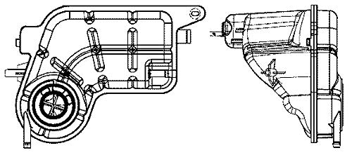 Mahle CRT 81 001S Depósito de compensación