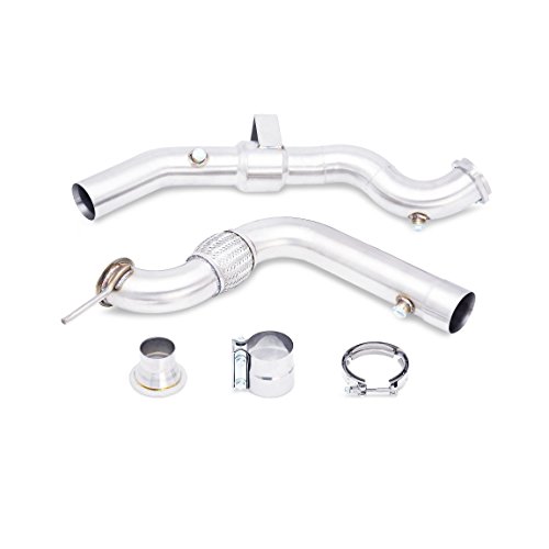 mishimoto mmdp-mus4 – 15 Cat EcoBoost Downpipe, Plata