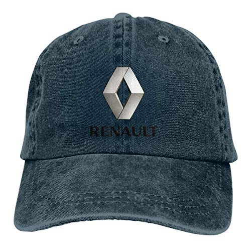 mn Mens Vintage Adjustable Dad-Hat Design General Motors Renault Logo Funny Cotton Baseball Cap, Black Sombreros y Gorras