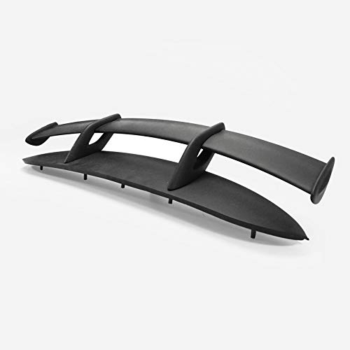 No-Branded L.L.QYL Spoiler for M-i-n-i C-o-o-p-e-r 06-13 R56 Ver.2.11/2,12 Spoiler de Techo FRP de Fibra de Vidrio Trasero Splitter ala con Base