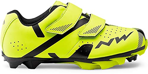 Northwave Hammer 2 Junior MTB Kids Zapatillas Amarillo/Negro, Tamaño:gr. 35