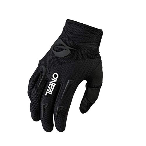 O'NEAL | Guantes de Motocross MX MTB DH FR Downhill Freeride | Materiales duraderos y Flexibles, Palma ventilada | Guantes de Elementos | Hombres | Negro Blanco | Talla XXL