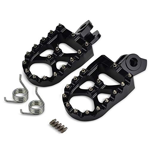 Piezas DE PIE DE MOTORCOCLE Pedal DE Suzuki RMZ250 RMZ450 RMX450Z RM-Z250 RM-Z450 RM-Z RMZ 250 450 RMX 450Z Papitusto de Motocicleta (Color : Black)