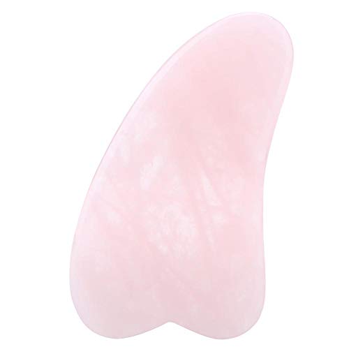 Placa de desguace de cuarzo rosa - Placa de desguace de masaje de cuarzo rosa natural Piedra de masaje para el cuidado de la salud