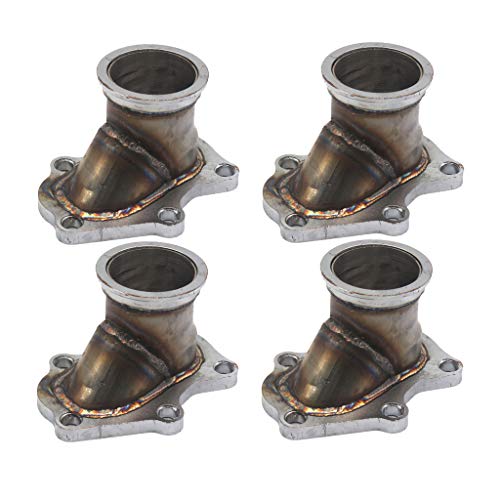 prasku 4pcs 5 Pernos Turbo Downpipe Flange a 2.5"V Band Adapter para Subaru Forester XT