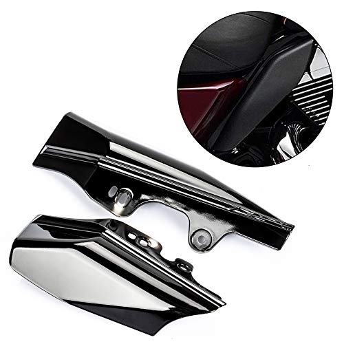 PSLER® Deflector de Calor de Aire, Cubierta Protectora para Harley Touring Street Electra Glide Road King 2001-2008