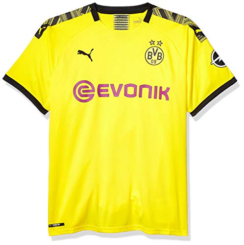 PUMA BVB réplica de Camiseta para Hombre con Logo de Evonik Opel - Amarillo - XX-Large