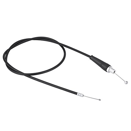 Qiilu Cable de aceite de motocicleta de cabeza recta de 110 cm, línea con funda protectora para Pit suciedad, Motocross (Swarchz M10)