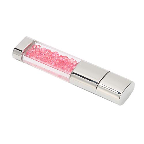 SALUTUY Almacenamiento portátil único USB 2.0 de Alta(Spot-Crystal Rose Red, 8GB)