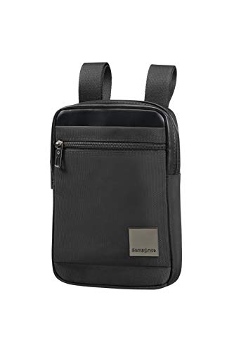 Samsonite Hip-Square - Tablet Cross-over Bolso bandolera, 23 cm, 2 liters, Negro (Black)