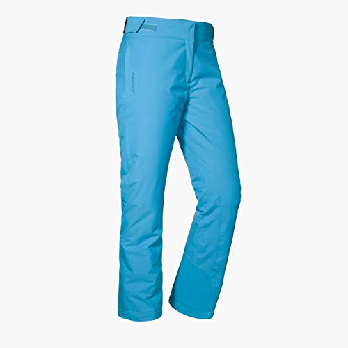 Schöffel Ski Pants Pinzgau1 Nieve Impermeables y Resistentes al Viento con elástico de 2 vías, Pantalones Transpirables para Mujer con paranieves, Cloisonne, 42