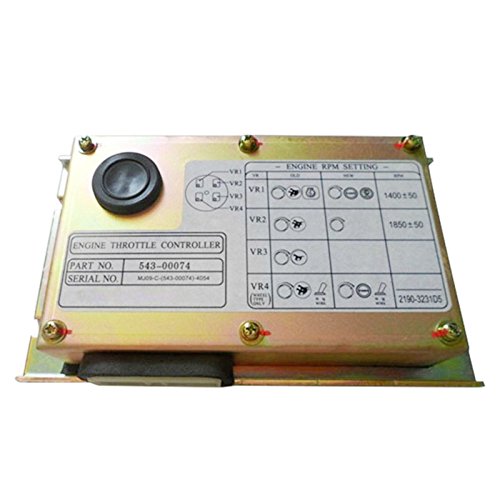 sinocmp 543 – 00074 Motor del acelerador controlador para Daewoo Doosan DH225 – 7 disco panel excavadora partes, 1 Año de Garantía.