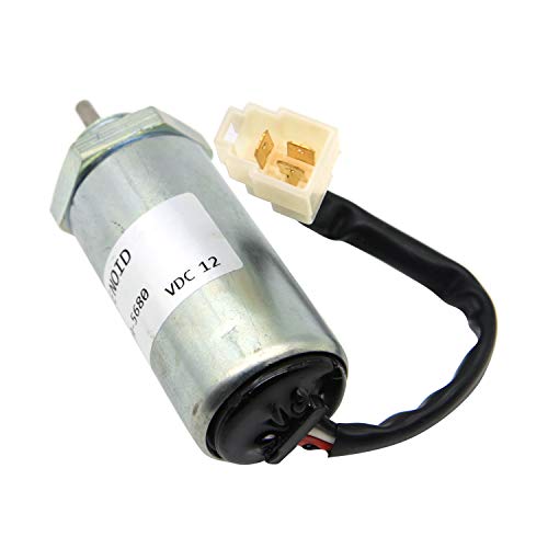 Solenoide de Parada de Combustible de 12 V 897070-1303 8970701303 para Excavadora Doosa n Daewoo Solar 035030 030Plus