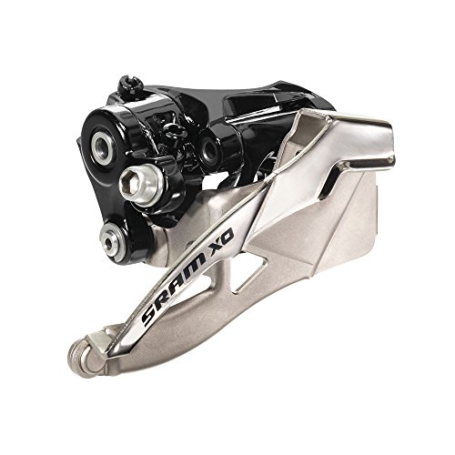 SRAM Red Desviador, X0 2 x 10, Low Direct Mount, 38 D, Tiro Inferior, Umwerfer X.0 2x10 Lo DM, Silber-Schwarz, BottomPull, 38T, 402000017, Multicolor, M