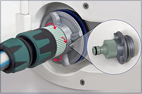 Tapón de depósito de agua universal Continental Connector para sistema Gardena, autocaravana, caravana o camping.
