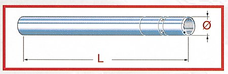 TAROZZI Ducati 750-900SS/750GT/750 Sport - Tubo de Soporte