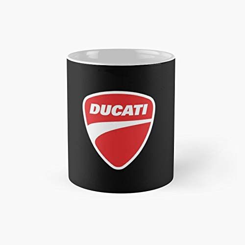 Taza clásica de Ducati Logo Merchandise | Mejor regalo divertido tazas de café 11 oz