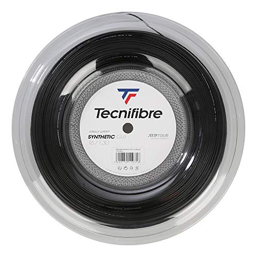 Tecnifibre - Cuerda de Tenis Unisex para Adulto, Unisex Adulto, Negro, Talla única