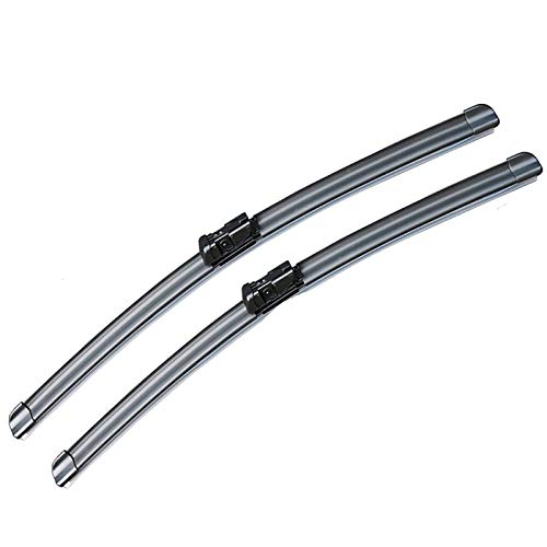 TRIC Limpiaparabrisas Limpiaparabrisas Cuchillas de Repuesto, Compatible con el Parabrisas del Limpiador de Cuchillas Renault Fluence, Doble Vida (Juego de 2) (Color : B, Size : 2011 2.0L)