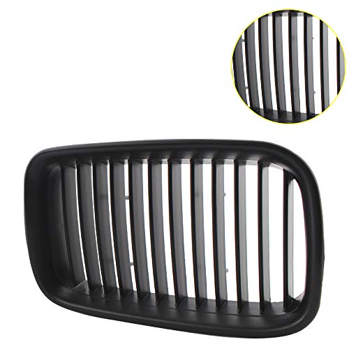 Tuqiang Parrilla Delantera para BMW E36 318i 320i 323i 325i 328i 1992-1996 Rejillas Frontales de Radiador ABS Parrillas Delanteras de Riñón 1 Par