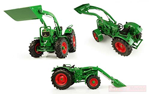 Universal Hobbies Model Compatible con DEUTZ-FAHR D6005 4WD + Front Loader 1:32 DIECAST UH5307