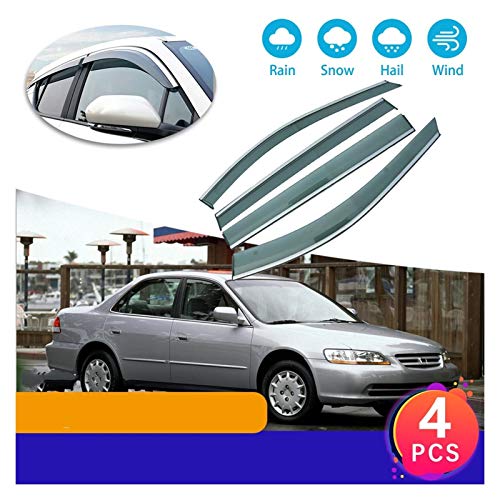 Ventanillas Viento y Lluvia para Honda Accord 6 Isuzu Aska 1998 1999 2000 2001 2002 2003 Window Deflectores Visor Vent String Tolding Shelters Derivabrisas Deflectores