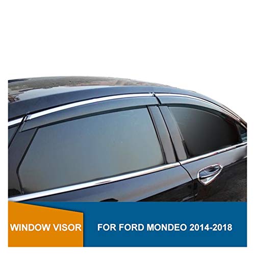 Ventanillas Viento y Lluvia Ventanas Laterales Devlectores Ventana Ventilador Ventas Sombras Sun Rain Deflector Guard For Ford Mondeo 2014 2015 2016 2017 2017 2017 Derivabrisas Deflectores