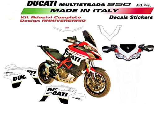 Vulturbike Adhesivos para Ducati Multistrada 950 DVT Design 90° Aniversario