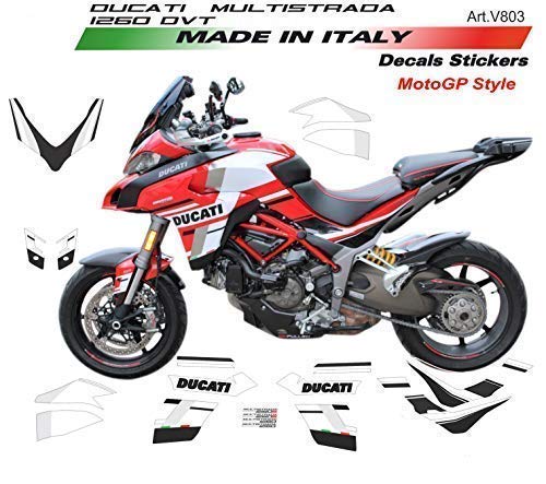 Vulturbike Kit de Pegatinas para Ducati Multistrada 1260 DVT Design Motogp 18