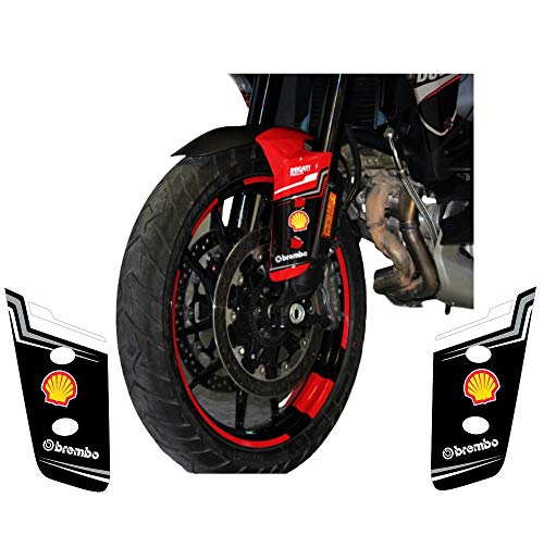 Vulturbike Pegatinas de Sponsor para guardabarros de Ducati Multistrada V4/V4S