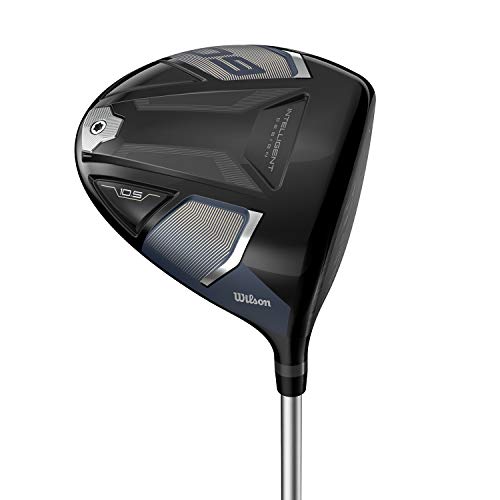 Wilson Staff Palos de golf, D9 Driver, Loft 10,5°, R-Flex, Para diestros, Negro/Azul, WGW470050R