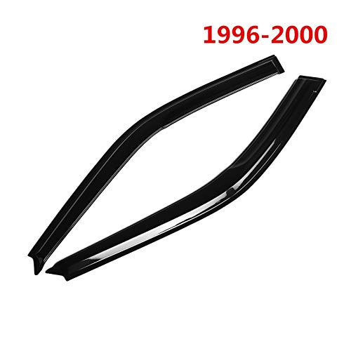 WRDD Ventanillas Viento y Lluvia para Honda Civic 2Dr Coupe 1996-2015 Protector Visera Ventana Lateral Coche Toldos Ventilación Refugios Cubierta Protectora Lluvia Viseras Laterales deflectores