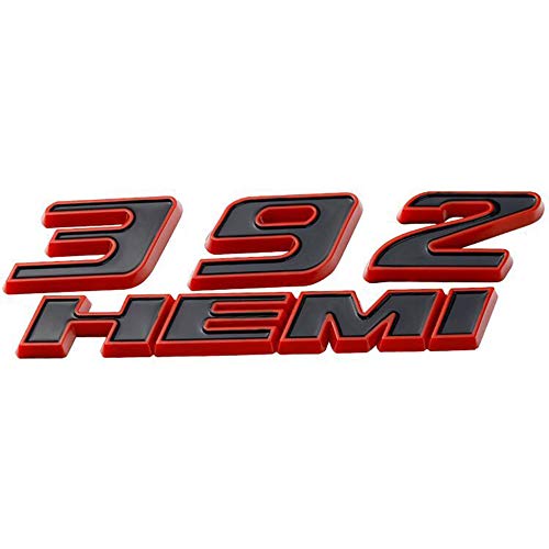 XCBW 392 Emblema del Logotipo de Hemi para la Tapa del Maletero Trasero, Puerta Trasera, Maletero, Letras ABS, Pegatina para D-odge RAM 1500 2500,B