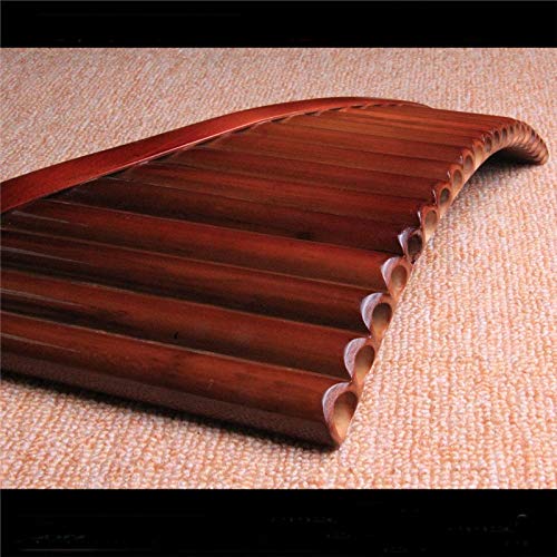 XUXUN Rumania Flauta de Pan panflute Profesional 25 Tubos / 22 Tubos xiao Flauta con el Caso de Aluminio tecla C D F G dejaron Mano Derecha (Color : 22pipes F Right b)