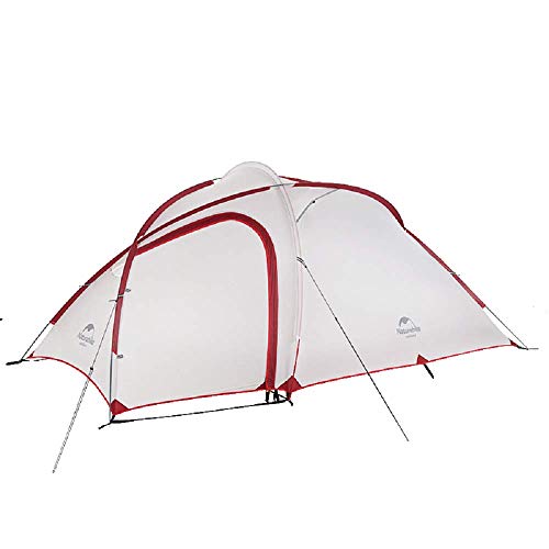 YC Naturehike 2019 Nueva Carpa Familiar Hiby 20D Silicona Impermeable Doble Capa 4 Persona 3 Temporada Tienda de campaña una habitación una Sala NH18K240-P