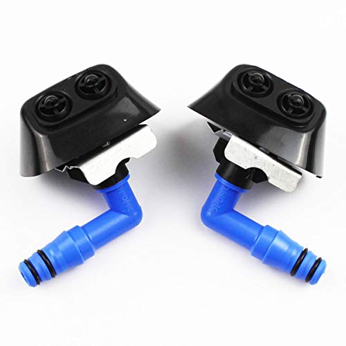 YFJLOVE YUFENGJIAO 1pair Parachoques Delantero Izquierdo Faro de la Derecha LAVAFAROS Pulverizador Boquilla de Chorro de Clip en Forma for el Saab 9-3 9440 93 2003-2012 12.803.972 1.280.397