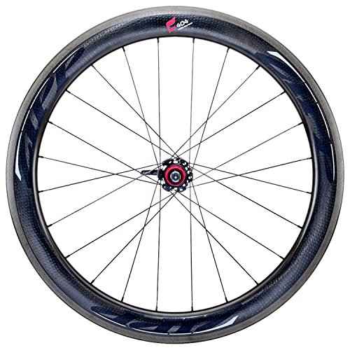 Zipp 404 Fire Strike Carbon Clincher - Rueda para Bicicletas, Color Negro