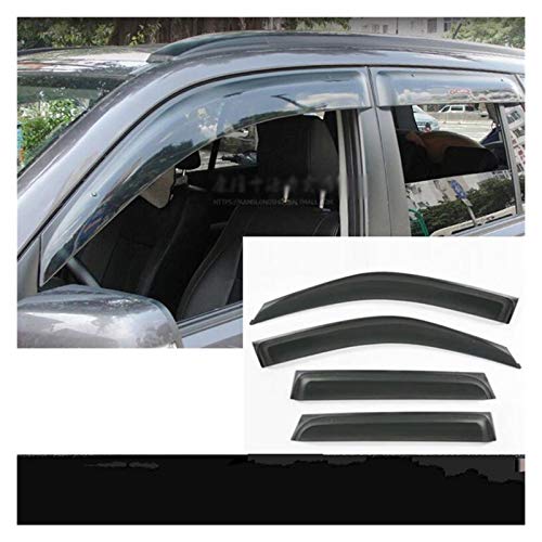 ZLLD Deflectores de Viento para Suzuki Grand Vitara 2007-2015 Ventana de plástico Ventas de ventilación Sombras Sun Rain Deflector Guard Aire Visera Lateral