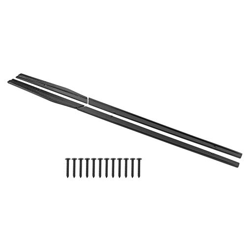 4 piezas de extensión de panel basculante, faldones laterales inferiores, kit de carrocería, divisor de extensión de faldón lateral de coche para MK7 MK7.5 GTD/R 13-20(Estilo de fibra de carbono)