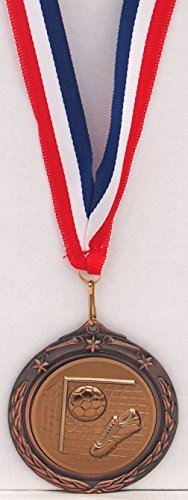 68 mm juego de 13 Fútbol medalla (bronce) con envío gratis