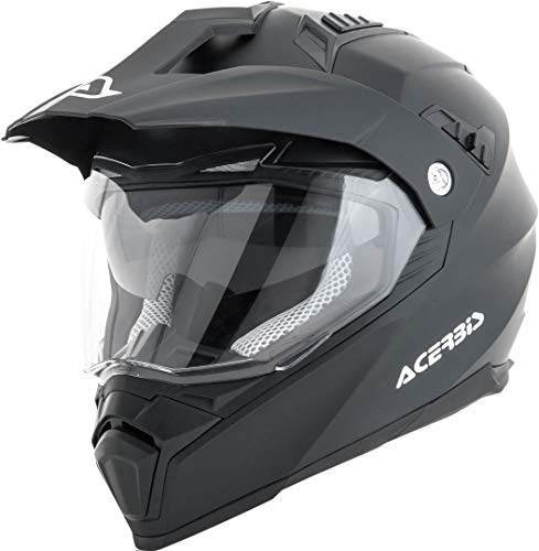 Acerbis Casco Flip Fs-606 Nero 2 S, Hombre, Multicolor