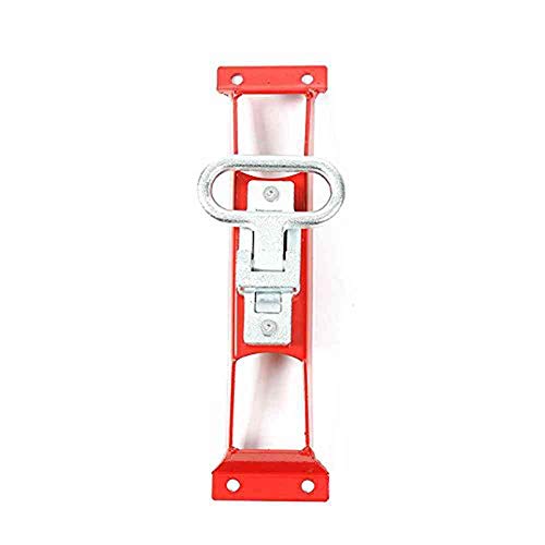 ADFIOADFH Negro Metal Rojo Plegable Puerta Bisagras estribera Resto Pedal/Ajuste for Jeep Wrangler JK Ilimitado 2007-2018 (Color : Red)