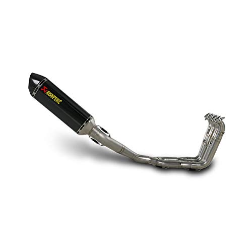 Akrapovic Racing línea sistema de escape con hexagonal Silenciador 4/2/1 Inoxidable/carbono/carbono (s-b10r1-rc)