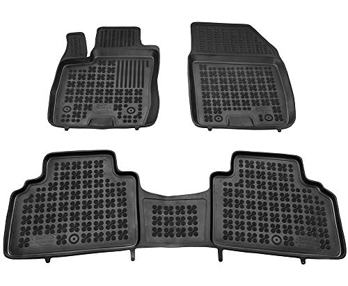 Alfombrillas de Goma Compatible con Ford TOURNEO Courier (Desde 2014) + Limpiador de Plasticos (Regalo) | Accesorios Coche Alfombrilla Suelo